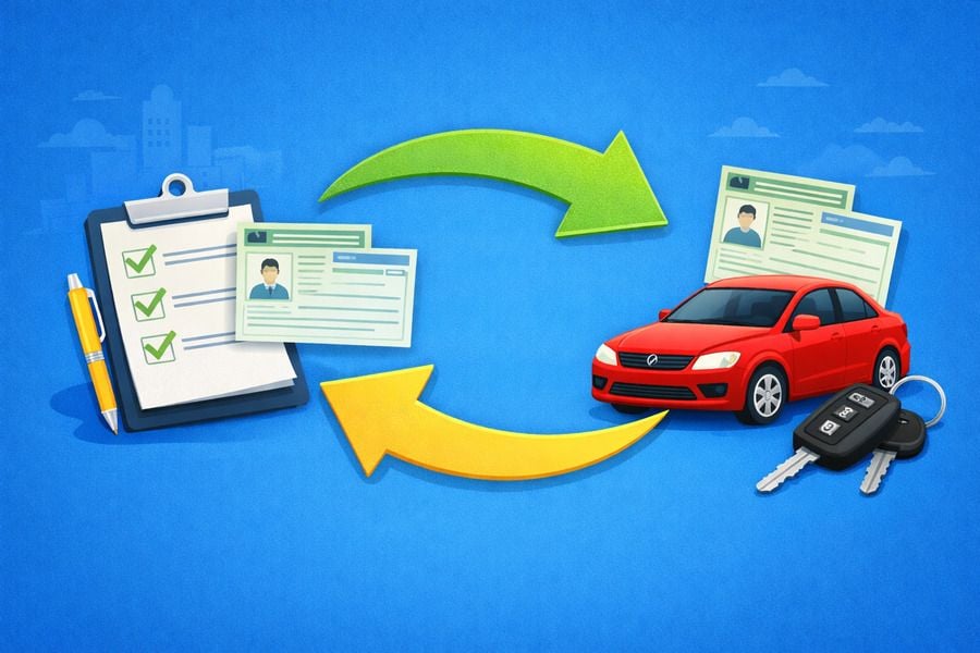 Checklist de documentos e consultas antes de transferir um veículo