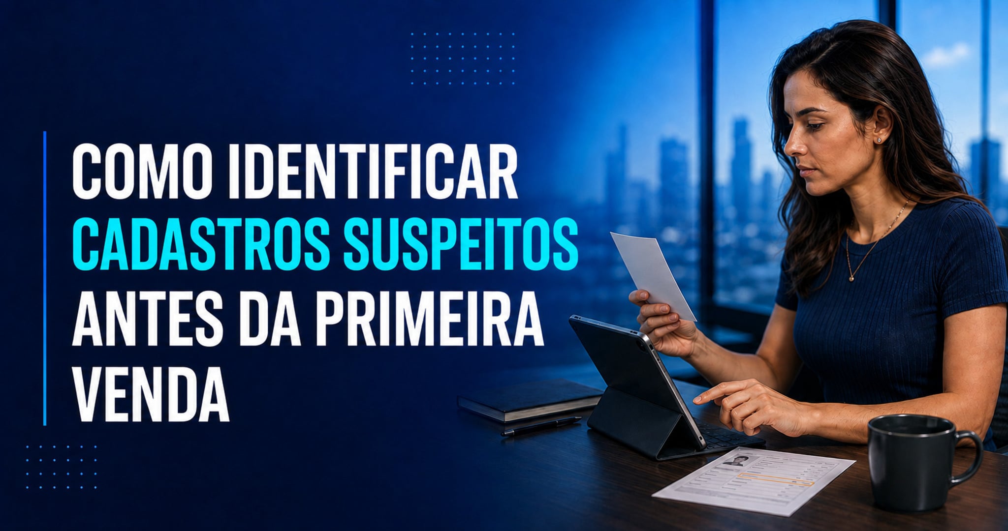 Como identificar cadastros suspeitos antes da primeira venda