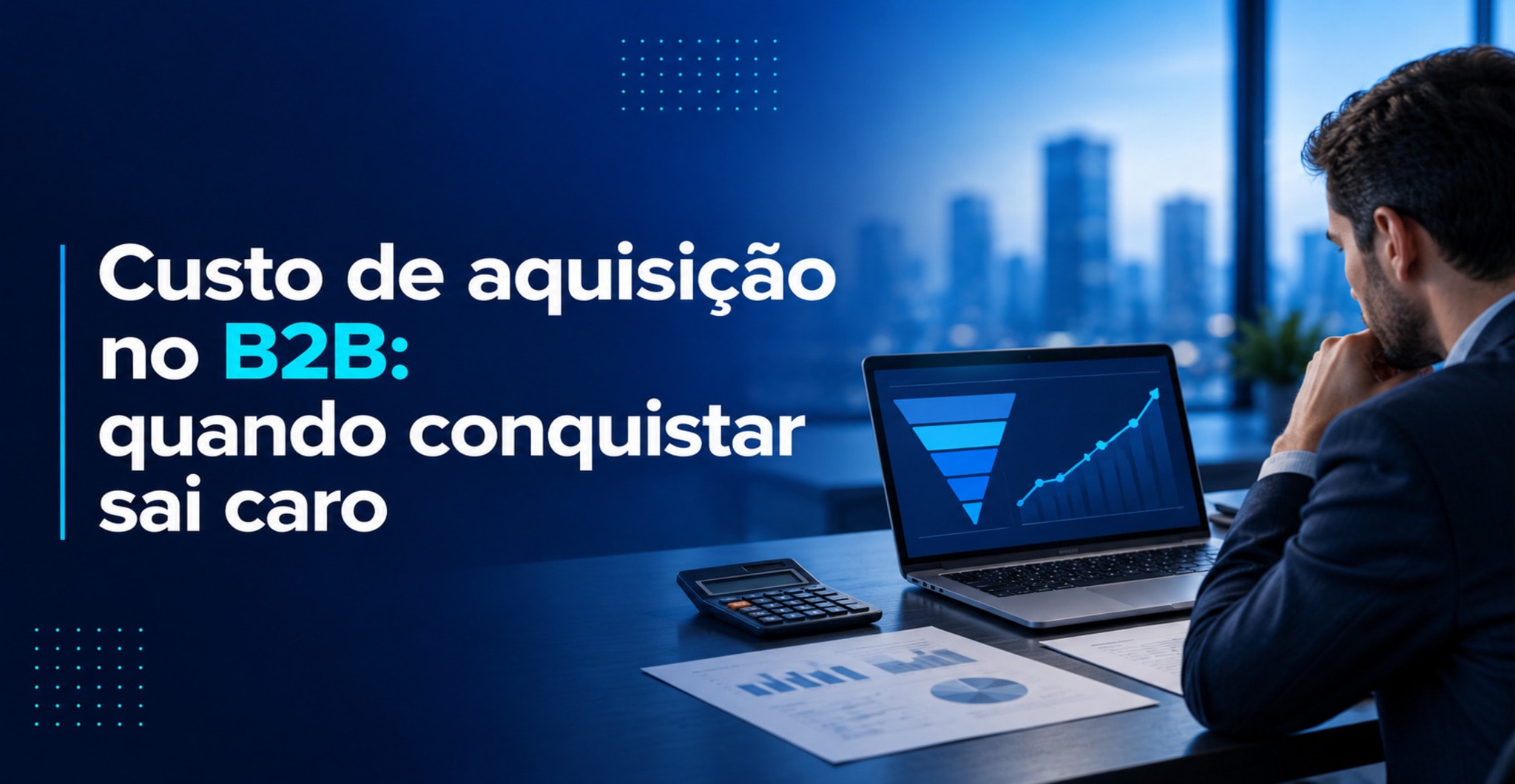 Custo de aquisição no B2B: quando conquistar clientes sai caro