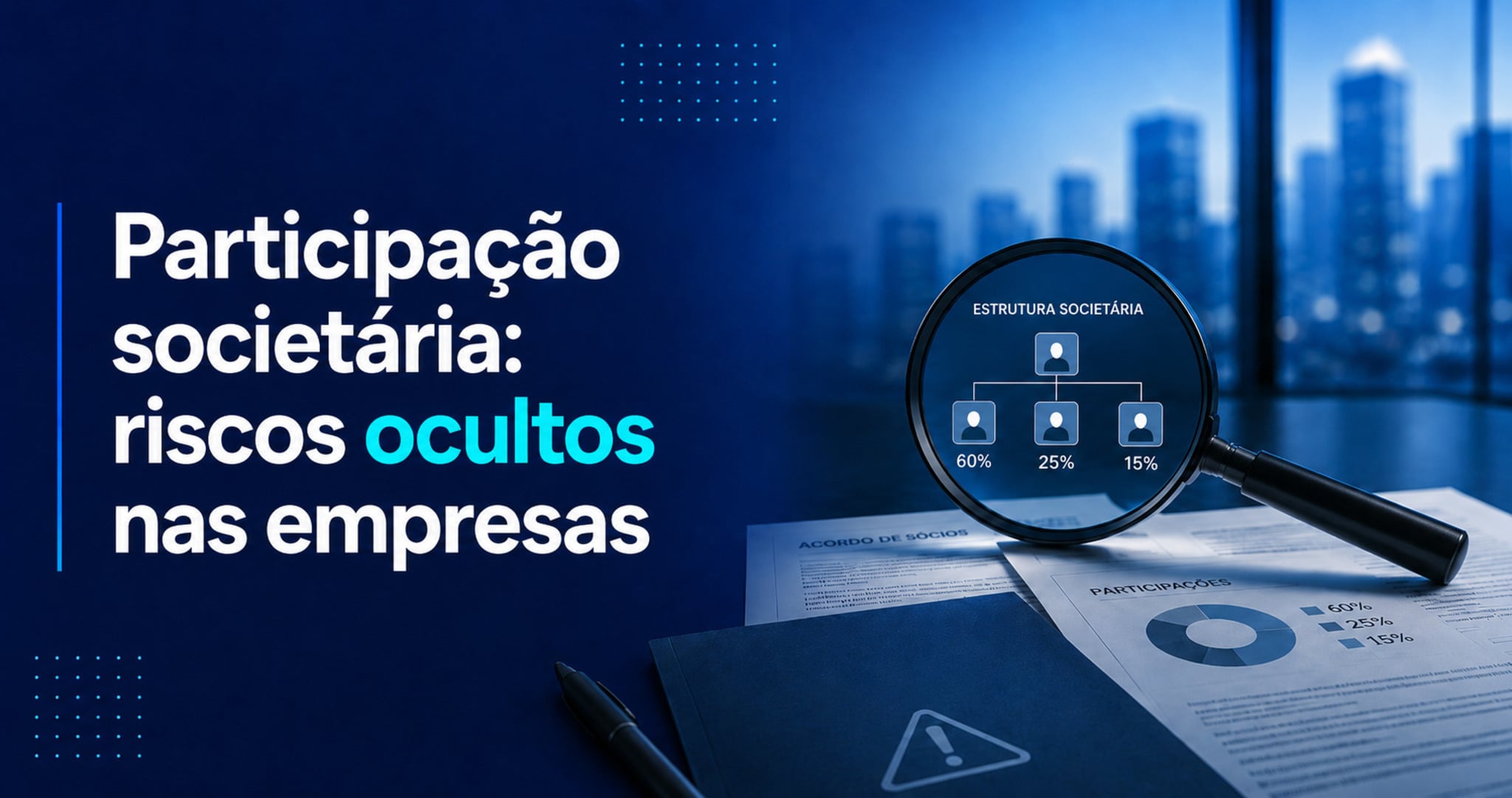 Participação societária pode esconder riscos para os negócios