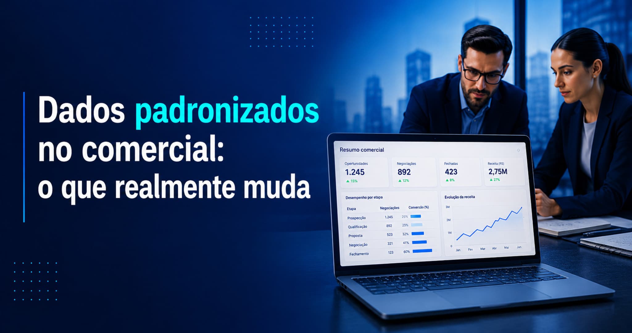 Entenda o que muda quando o comercial usa dados padronizados