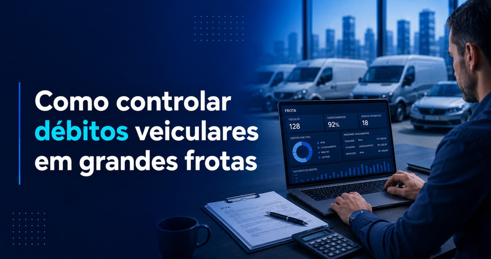 Como controlar débitos de veículos em grandes operações