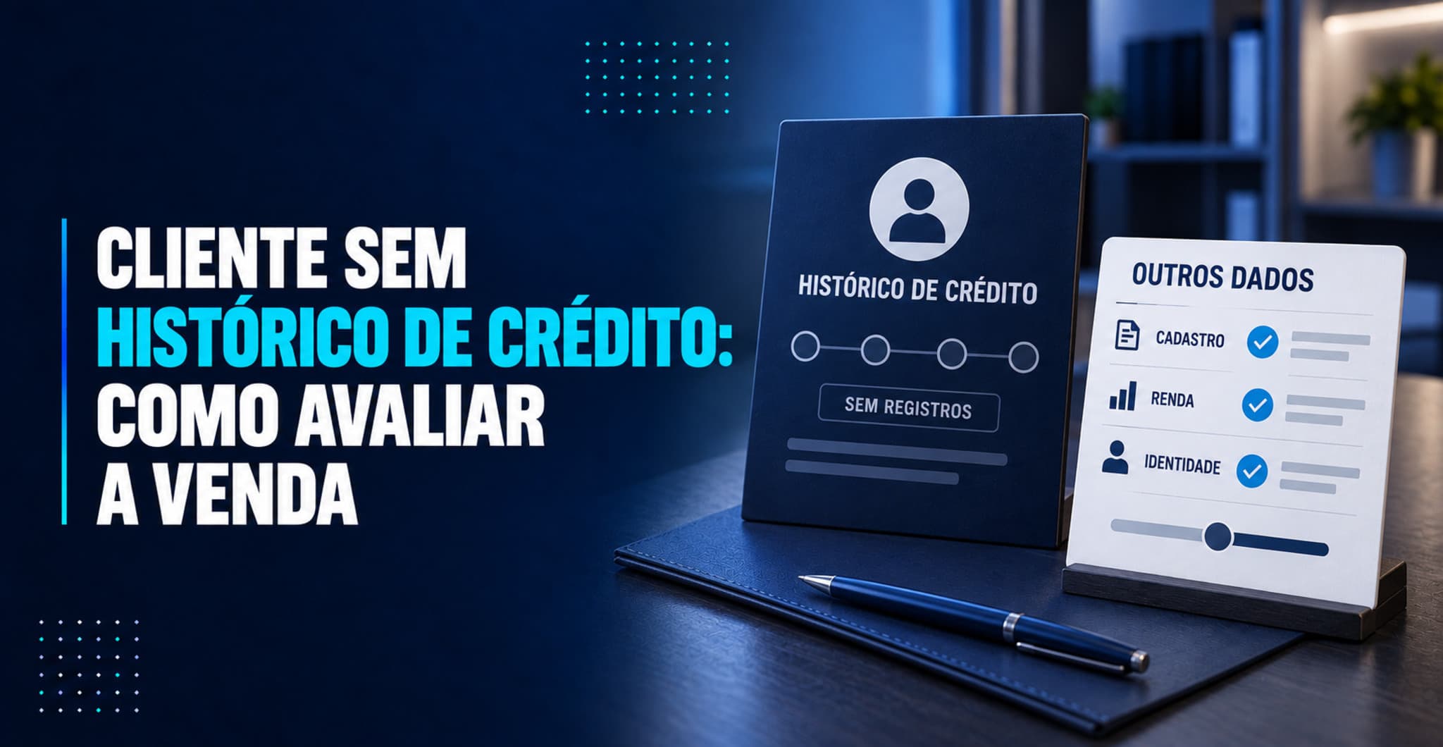 Cliente sem histórico de crédito: como avaliar a venda com segurança