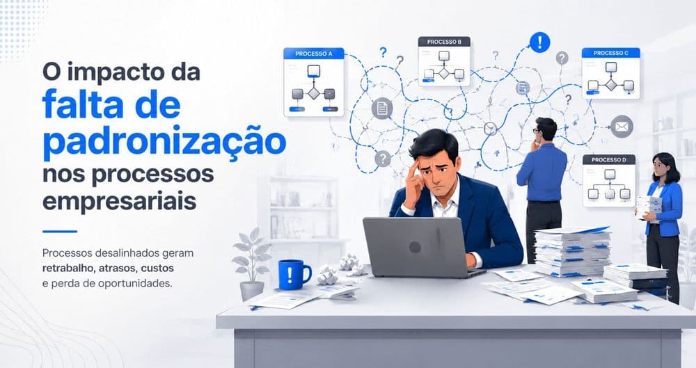 O impacto da falta de padronização nos processos empresariais e os riscos para a gestão
