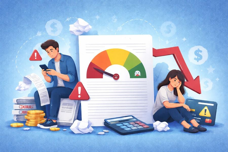 Nome sujo ou score baixo? Entenda as diferenças e como elas afetam sua vida financeira