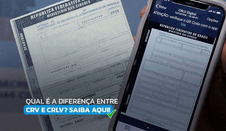 Entenda a diferença entre CRV e CRLV!