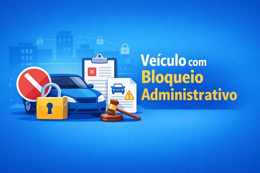 Veículo com bloqueio administrativo: o que significa e como regularizar a situação